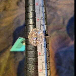 Stunning 2.22ctw Oval Moissanite With Halo